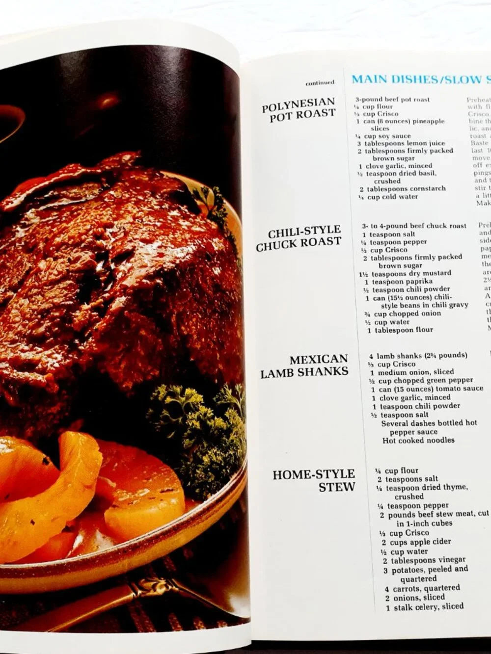 Vintage 70s Cookbook Crisco's Good Cooking Made Easy